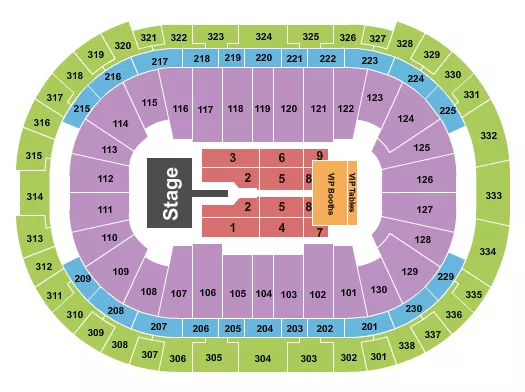 seating chart for Lenovo Center - Mary J. Blige - eventticketscenter.com