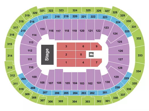 seating chart for Lenovo Center - Pentatonix - eventticketscenter.com