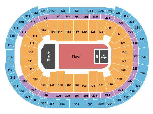 seating chart for Lenovo Center - Tyler The Creator - eventticketscenter.com