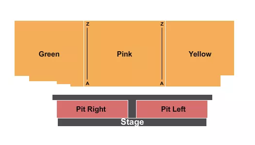 seating chart for Waterside Pavilion at the Calvert Marine Museum - Endstage L/R w/out GA - eventticketscenter.com
