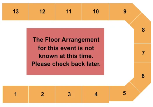 seating chart for PNE Forum - Generic Floor - eventticketscenter.com