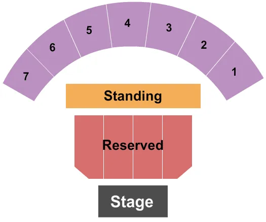 seating chart for PNE Amphitheatre - Endstage 2 - eventticketscenter.com