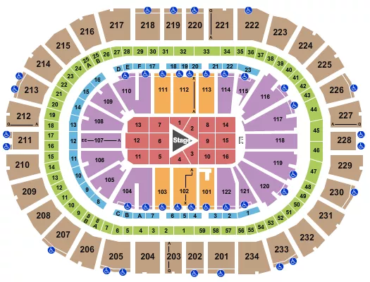seating chart for PPG Paints Arena - CenterStage - eventticketscenter.com
