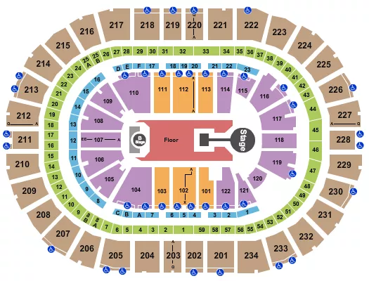 seating chart for PPG Paints Arena - Childish Gambino - eventticketscenter.com