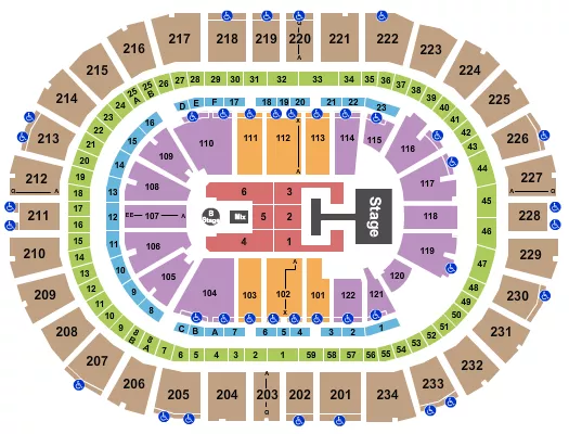 seating chart for PPG Paints Arena - Descendants & Zombies - eventticketscenter.com