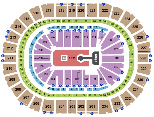 seating chart for PPG Paints Arena - Don Tolliver - eventticketscenter.com