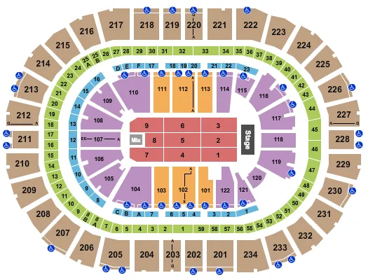 seating chart for PPG Paints Arena - Jeff Dunham - eventticketscenter.com