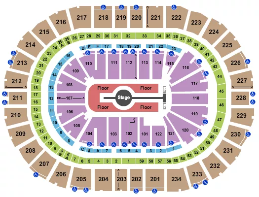 seating chart for PPG Paints Arena - Rod Wave - eventticketscenter.com