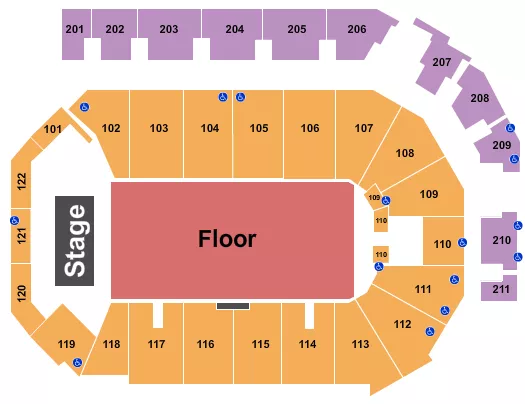 seating chart for PPL Center - Barry Manilow - eventticketscenter.com