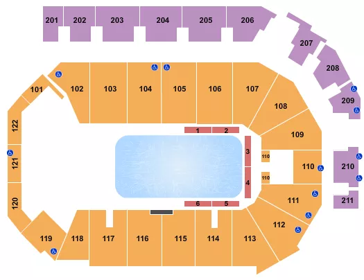 seating chart for PPL Center - Crystal - eventticketscenter.com