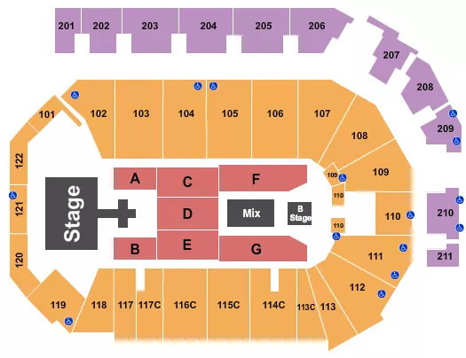 seating chart for PPL Center - Def Leppard - eventticketscenter.com
