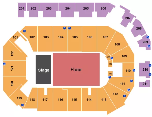 seating chart for PPL Center - Endstage 4 - eventticketscenter.com
