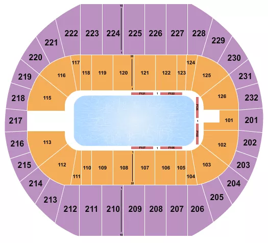 seating chart for Pacific Coliseum - Cirque du Soleil - eventticketscenter.com