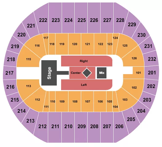 seating chart for Pacific Coliseum - Kylie Minogue - eventticketscenter.com