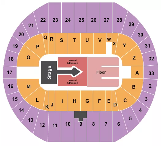 seating chart for Pacific Coliseum - Sabrina Carpenter - eventticketscenter.com