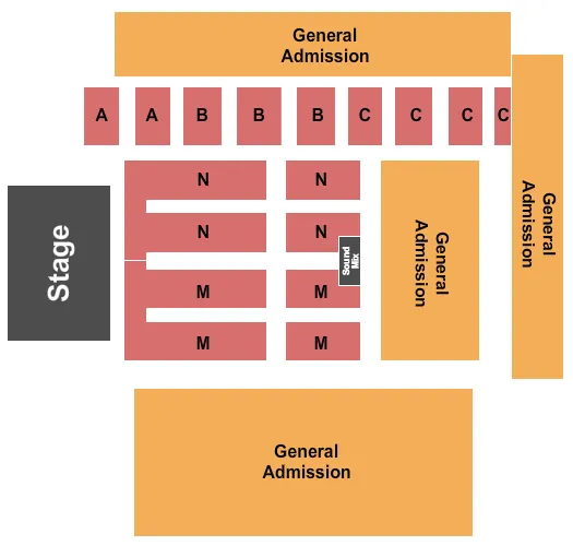 seating chart for Pacific Steel & Recycling Four Seasons Arena - Endstage GA 2 - eventticketscenter.com
