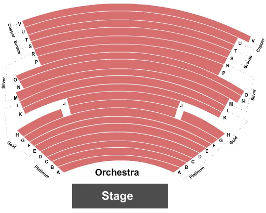 seating chart for Palace Of Fine Arts - End Stage - eventticketscenter.com
