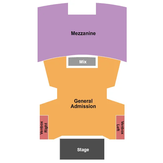 seating chart for Palladium Times Square - End Stage & GA Floor 2 - eventticketscenter.com
