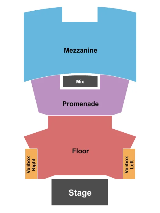 seating chart for Palladium Times Square - Endstage RSV Floor w/ VENBOX - eventticketscenter.com