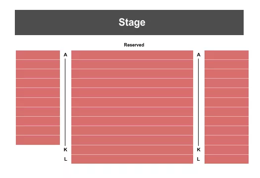 seating chart for Palm Canyon Theater - End Stage - eventticketscenter.com