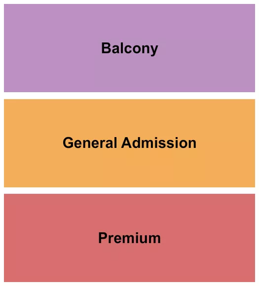 Premium/GA/Balcony Seating Map