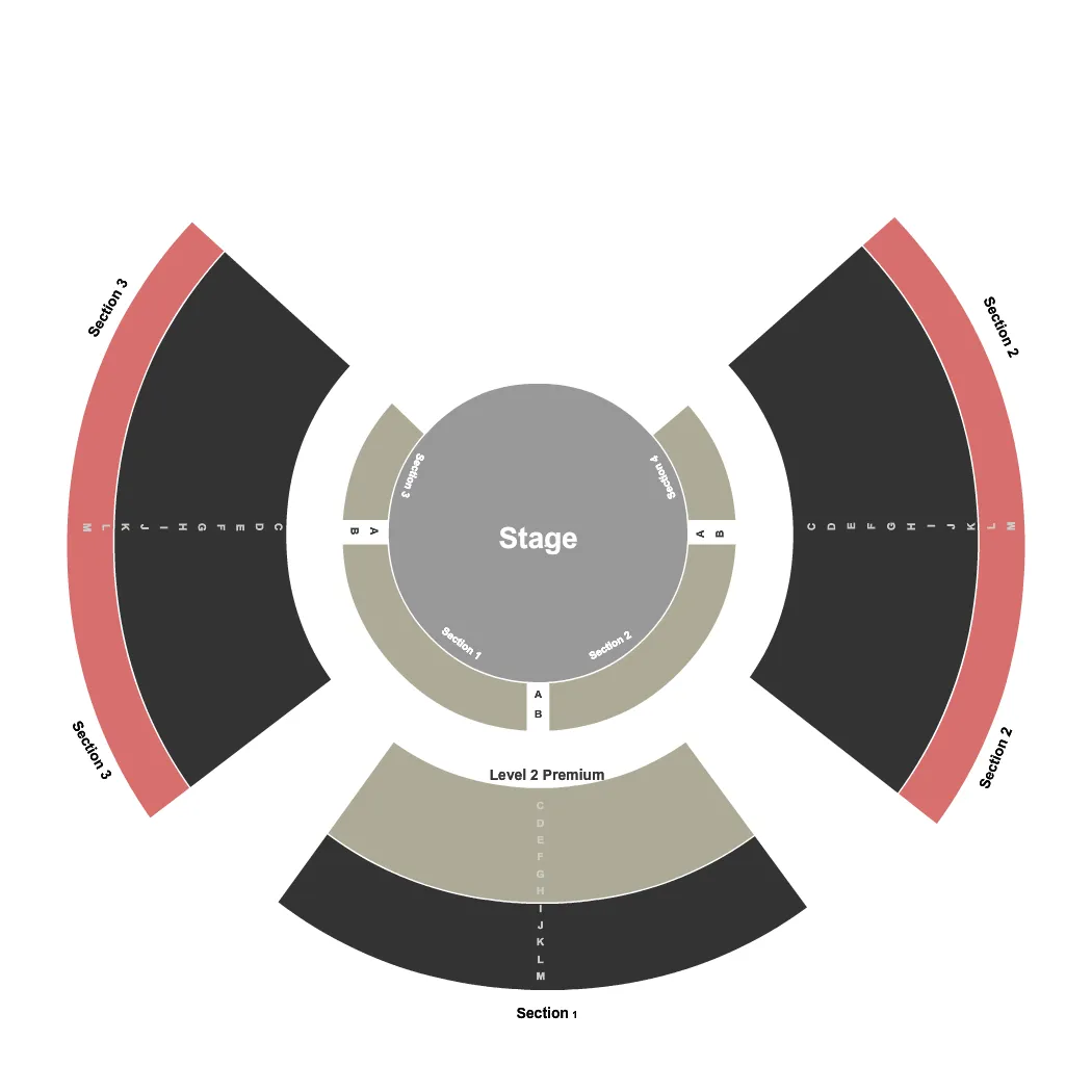 seating chart for Town East Mall - Paranormal - Static - eventticketscenter.com