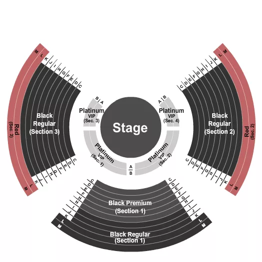 seating chart for St. Vital Centre - Paranormal Cirque - eventticketscenter.com