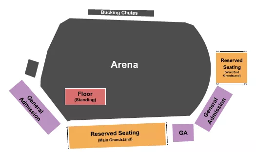 seating chart for Park County Fairgrounds - MT - Concert - eventticketscenter.com