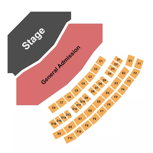 seating chart for Park West - GA/Tables - eventticketscenter.com