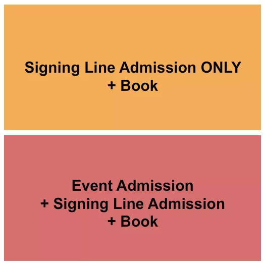 seating chart for Parnassaus Books - Book Signing - eventticketscenter.com