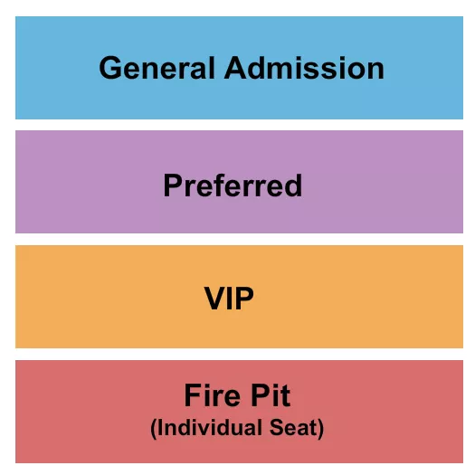 seating chart for Party at the Pines - Whispering Pines Golf Course - GA Preferred - eventticketscenter.com