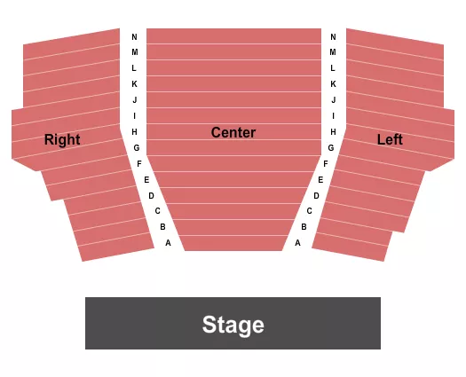 seating chart for Pascal Center for Performing Arts - Endstage - eventticketscenter.com