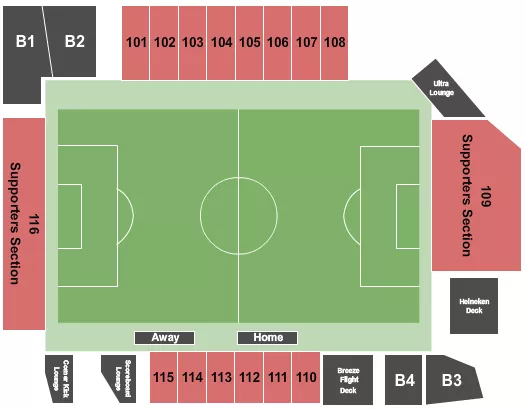 seating chart for Patriots Point Soccer Complex - Soccer - eventticketscenter.com