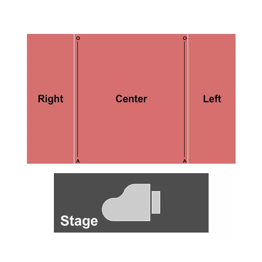 seating chart for Paul Bunyan Playhouse - Endstage - eventticketscenter.com