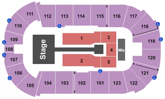 seating chart for Payne Arena - Anuel AA - eventticketscenter.com