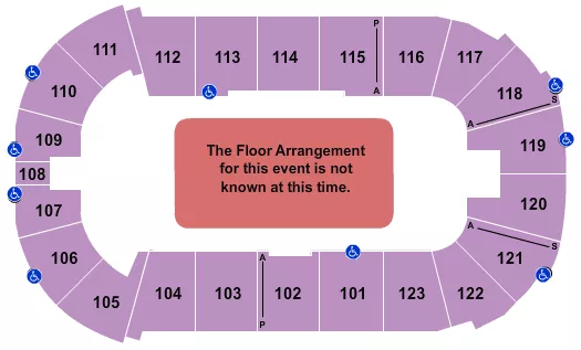 seating chart for Payne Arena - Generic Floor - eventticketscenter.com