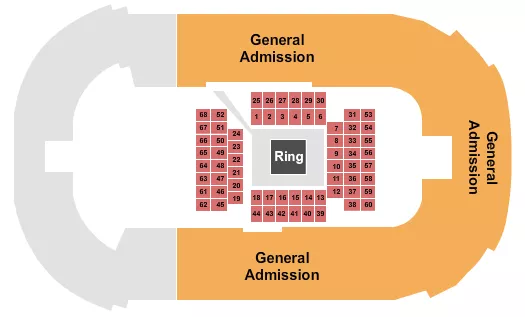 seating chart for Payne Arena - MMA - eventticketscenter.com