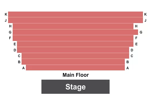 seating chart for Peacock Performing Arts Center - Endstage - eventticketscenter.com