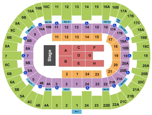 seating chart for Pechanga Arena - San Diego - Carin Leon - eventticketscenter.com