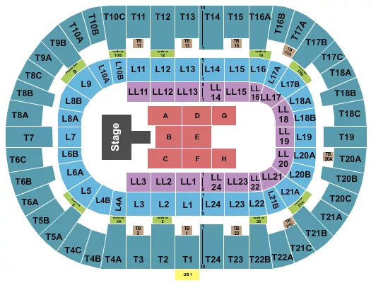 seating chart for Pechanga Arena - San Diego - Don Omar - eventticketscenter.com