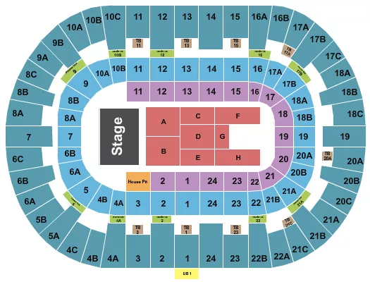 seating chart for Pechanga Arena - San Diego - Jo Koy - eventticketscenter.com