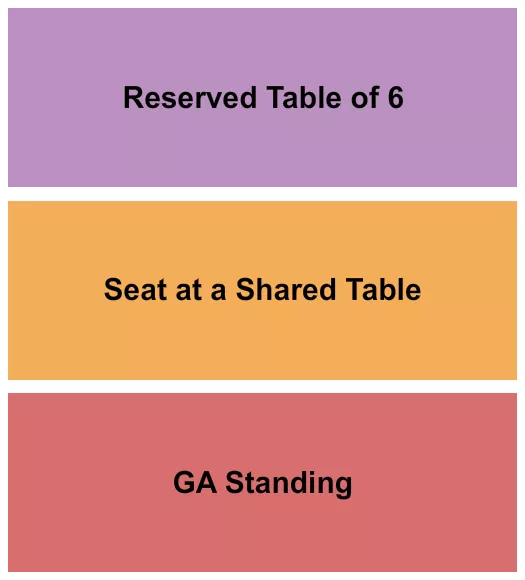 seating chart for Penick Hughes - GA/Table - eventticketscenter.com
