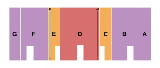 seating chart for Pennington Field at HEB ISD - DCI - eventticketscenter.com