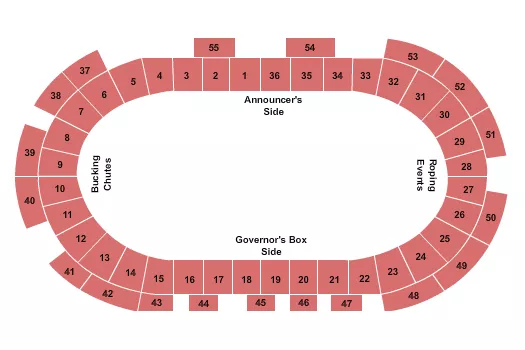 seating chart for Pennsylvania Farm Show Complex & Expo Center - Rodeo - eventticketscenter.com