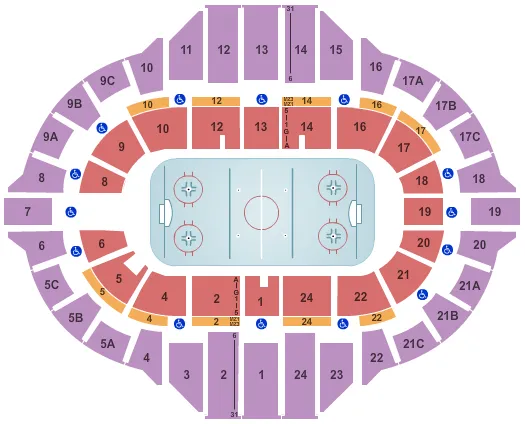 Peoria Civic Center - Arena Tickets & Seating Chart - ETC