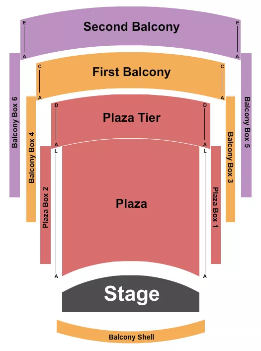 seating chart for Perelman Theater at The Kimmel Center - End Stage - eventticketscenter.com