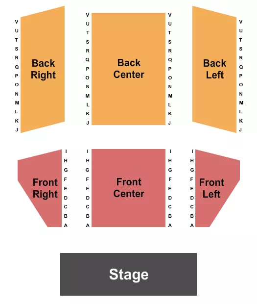 seating chart for Performing Arts Center - Heard County - Endstage - eventticketscenter.com