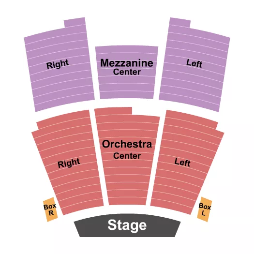 seating chart for Performing Arts Center of Wisconsin Rapids - Endstage - eventticketscenter.com