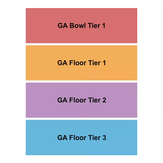 seating chart for Petco Park - GA Bowl / Ga Floor - eventticketscenter.com