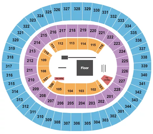seating chart for Pete Maravich Assembly Center - Gymnastics - eventticketscenter.com